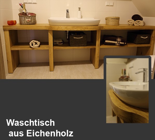Waschtisch aus Eiche